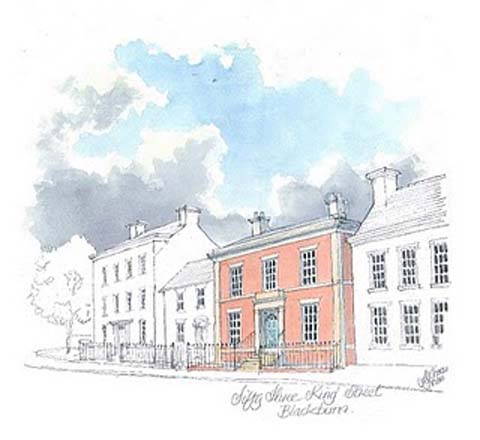 Huw Thomas's vision of the retained house and restored terrace